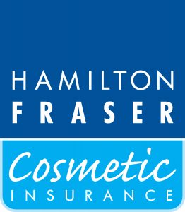 Insured by Hamilton Fraser Cosmetic Insurance