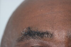 Before Brow Lamination and Tinting