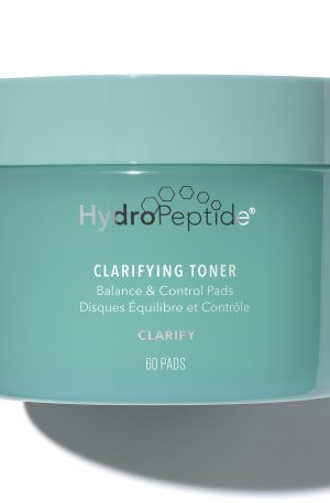 Hydropeptide clarifying toner pads
