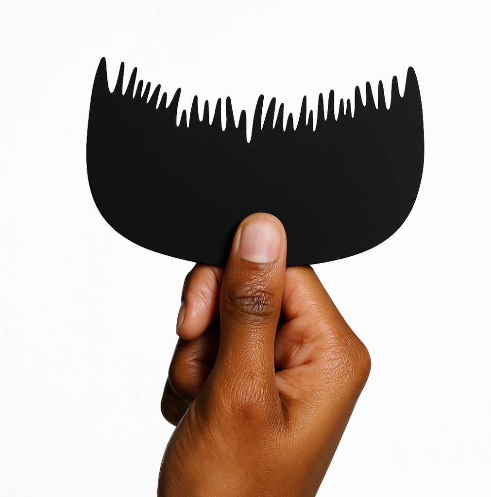 Hair fibre edge Comb