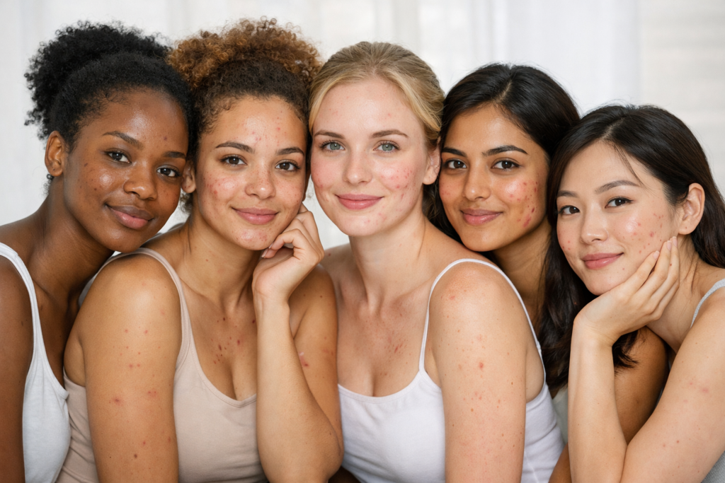 Embracing diversity and natural beauty for acne
