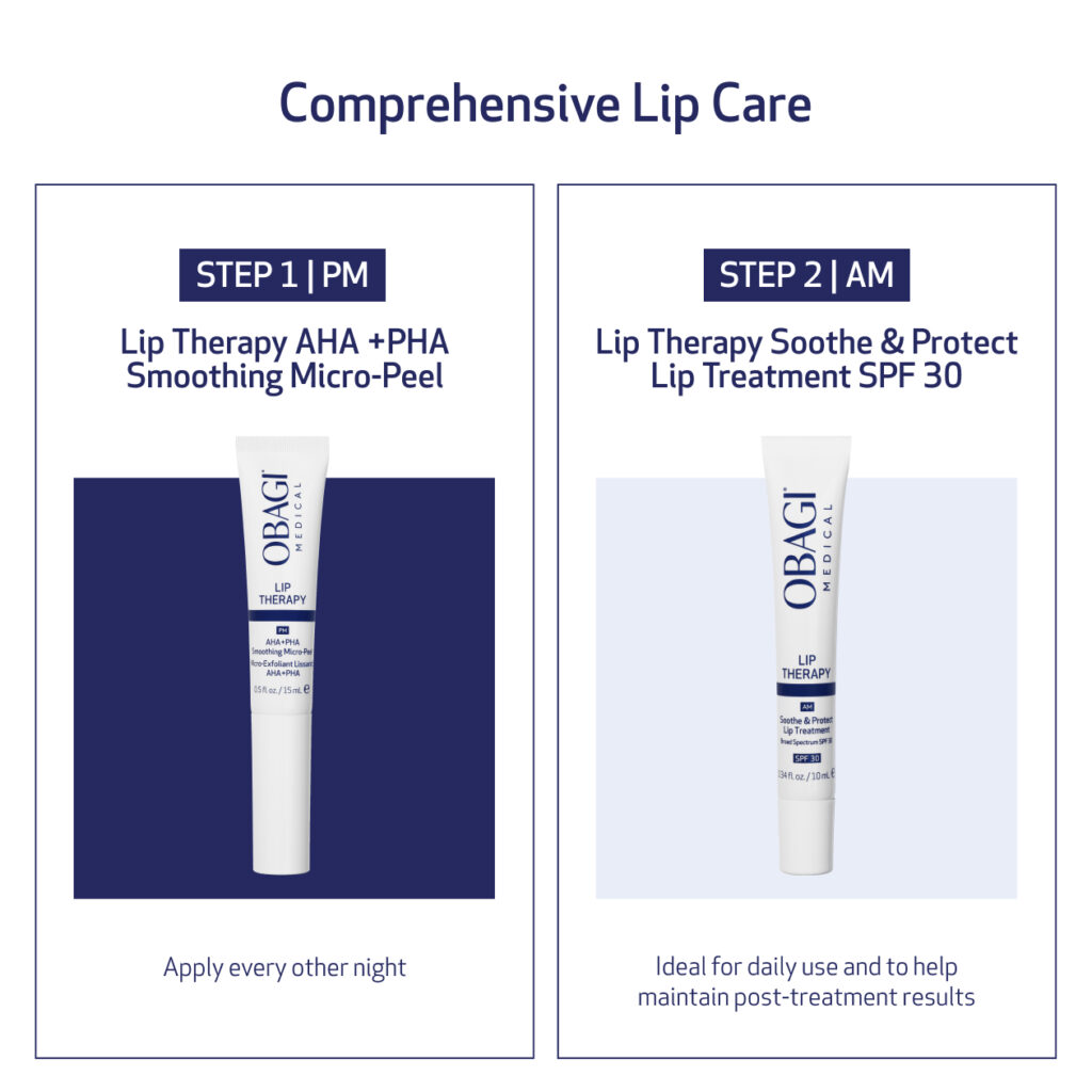 OBAGI Lip therapy regimen